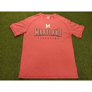 Maryland Terrapins T-Shirt Mens Medium Red‎ Rivalry Threads Football Team NCAA